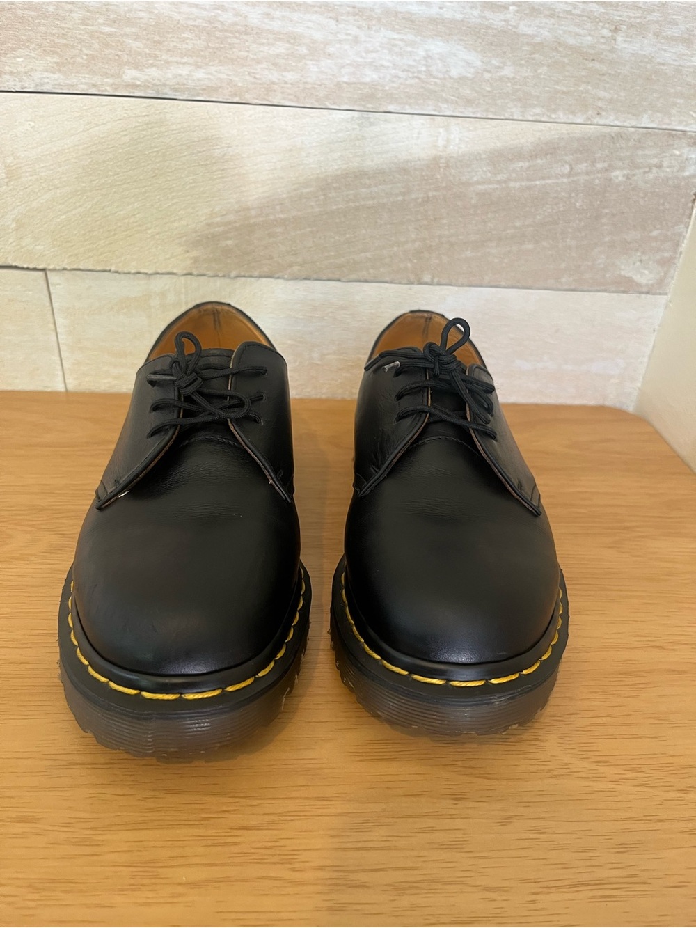 Vintage Dr. Martens 1461 Black Leather Oxfords Made in England - Picture 10 of 16